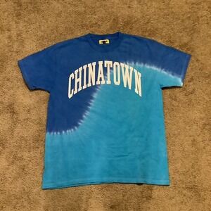 Chinatown Market Blue Wave Tie Dye UV ARC‎ Tee Size Medium